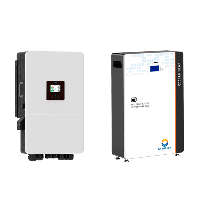 Комплект резервного живлення Deye SUN-18K-SG05LP3-EU-SM2 + LVTOPSUN LVTS-512200 (18 кВт / 10,24 кВт·год)