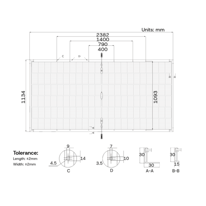 Сонячна панель Longi Solar 650W LR8-66HVD-650M купити в Україні