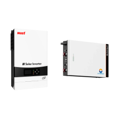 Гібридний комплект Must PV19-6048 EXP + LVTOPSUN 6 кВт LiFePO4 5 кВт·год